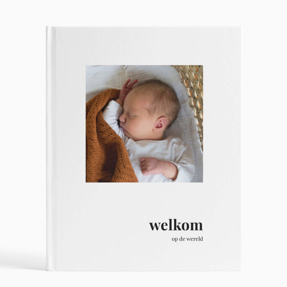 Fotoalbum newborn - Pure white